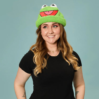 Cakeworthy The Muppets Kermit the Frog Sherpa Beanie - View 5