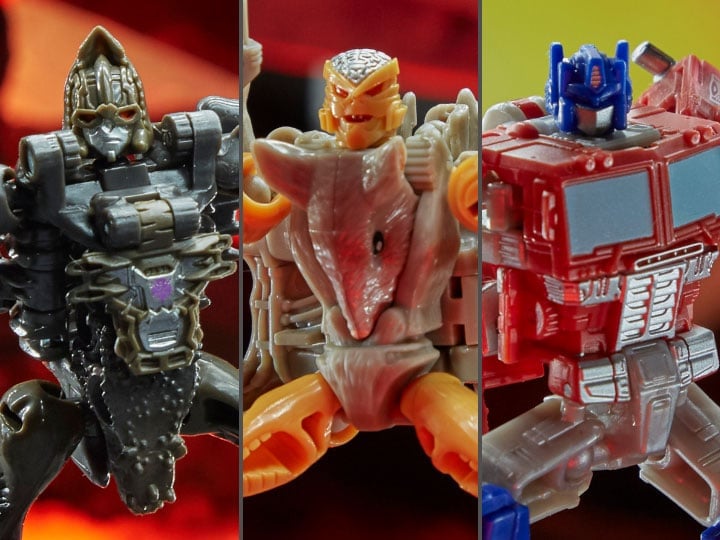 Hasbro Transformers War for Cybertron: Kingdom Core Class Set of 3 Plastic Action Figures - View 2