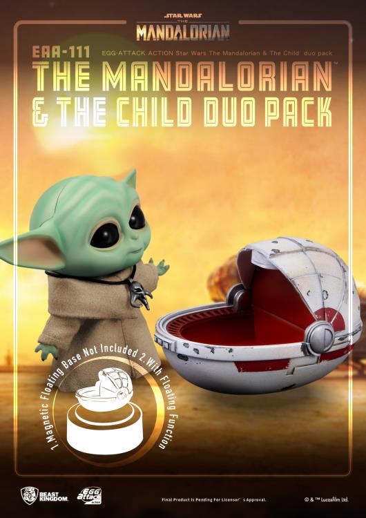 Beast Kingdom Egg Attack Action EAA-111 Star Wars The Mandalorian & The Child Duo Pack - View 9