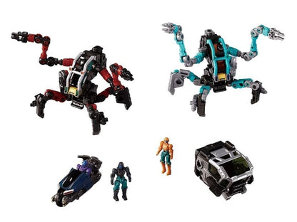 Takara Tomy Diaclone D-07 <D> Vehicles Wave 7 Exclusive Set 1/60 Scale - View 2