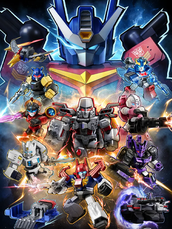 Blokees Transformers Defender Version Vol. 8 Battle Stars Box of 12 Plastic Model Kits