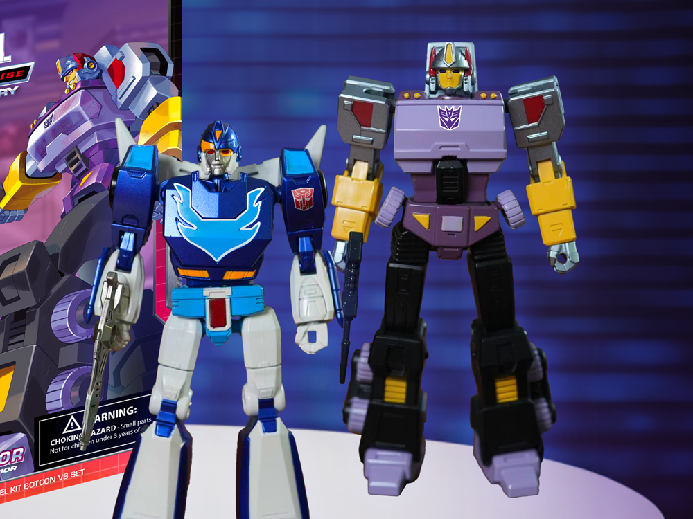 Yolopark Transformers: Robots in Disguise Battle Protocol AMK Mini Side Burn vs. Menasor BotCon 2026 Exclusive Model Kit Set - View 2