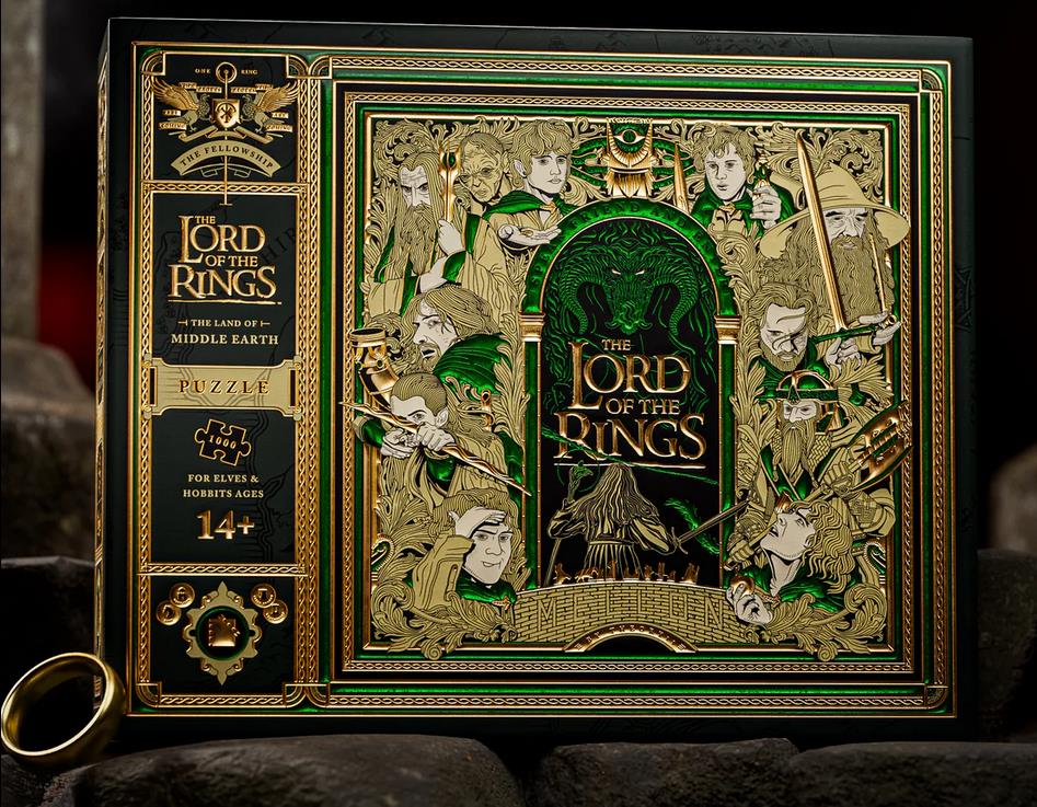 Theory11 The Lord of the Rings The Land of Middle-Earth 1000-Piece Jigsaw Puzzle (25.6-Inch) - View 5