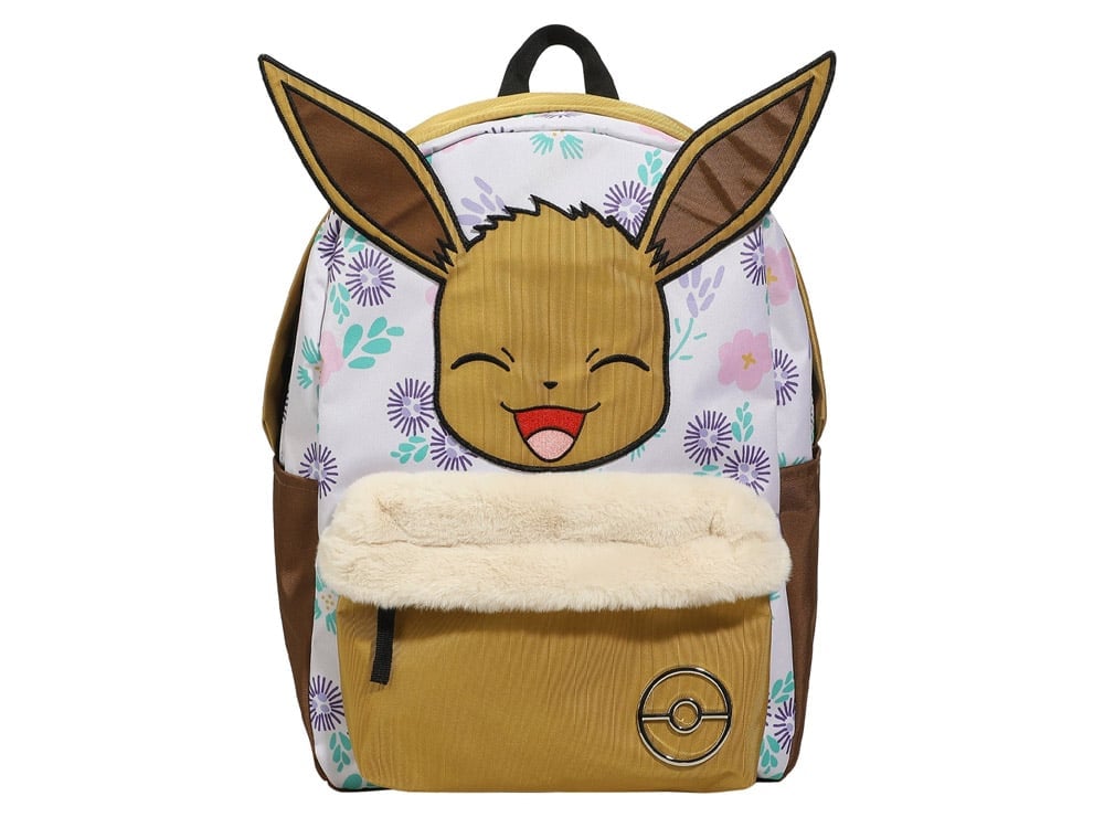 Bioworld Pokemon Eevee 17-Inch Backpack in Poly Fabric - View 2