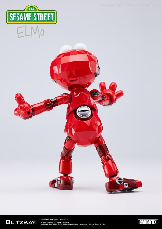Blitzway Sesame Street Carbotix Elmo Action Figure, 6.7-Inch ABS and Die-Cast - View 20