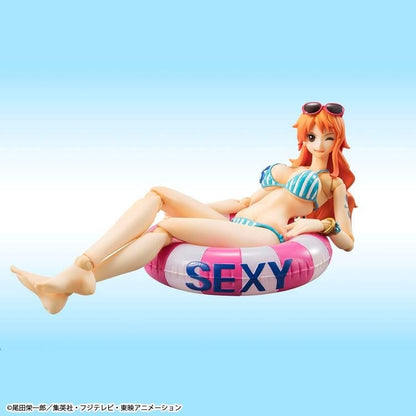 MegaHouse One Piece Variable Action Heroes Nami Summer Vacation Ver. Action Figure (Reissue) - View 8