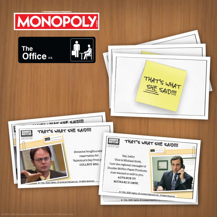Hasbro Monopoly: The Office Property-Trading Board Game - View 8