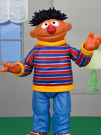 NECA Sesame Street Ultimate Ernie Plastic Action Figure