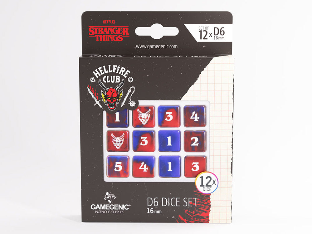 Gamegenic Stranger Things Hellfire Club D6 Resin Dice Set - View 2