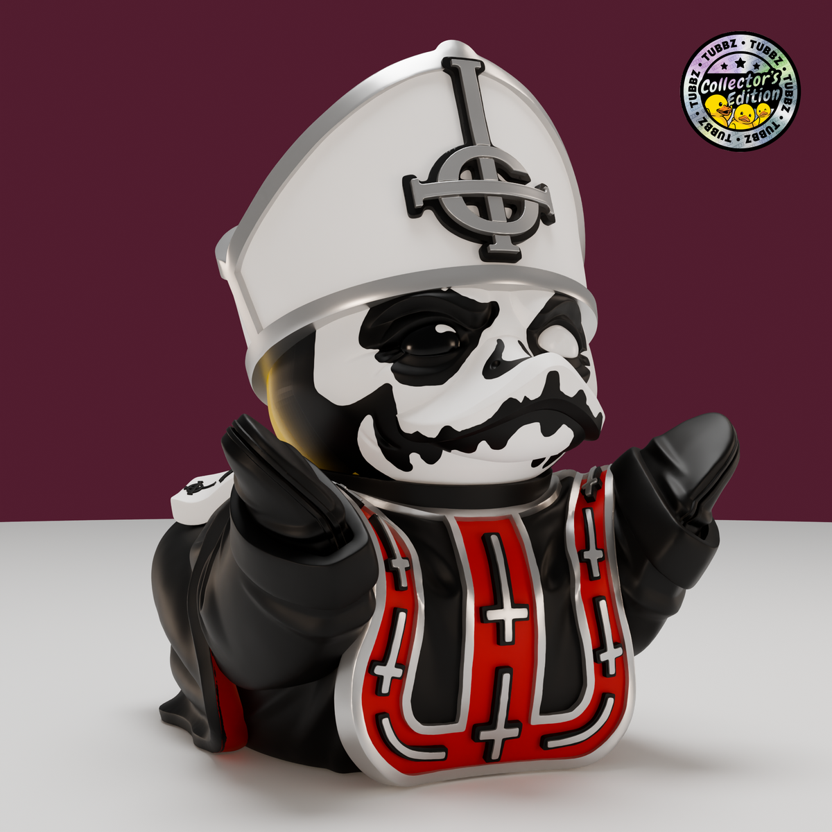 Numskull Ghost TUBBZ Papa Emeritus I Cosplaying Duck (Boxed Edition) 3.5-Inch - View 8