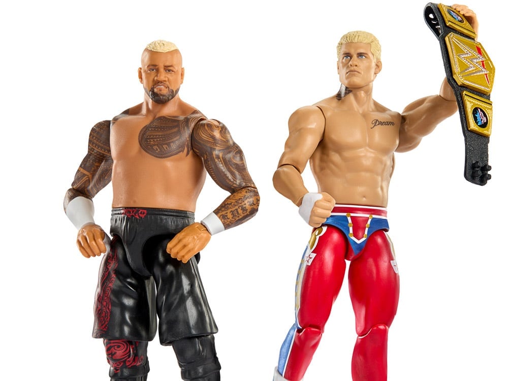 Mattel WWE Championship Showdown Series 24 Cody Rhodes vs. Solo Sikoa Two-Pack - View 2