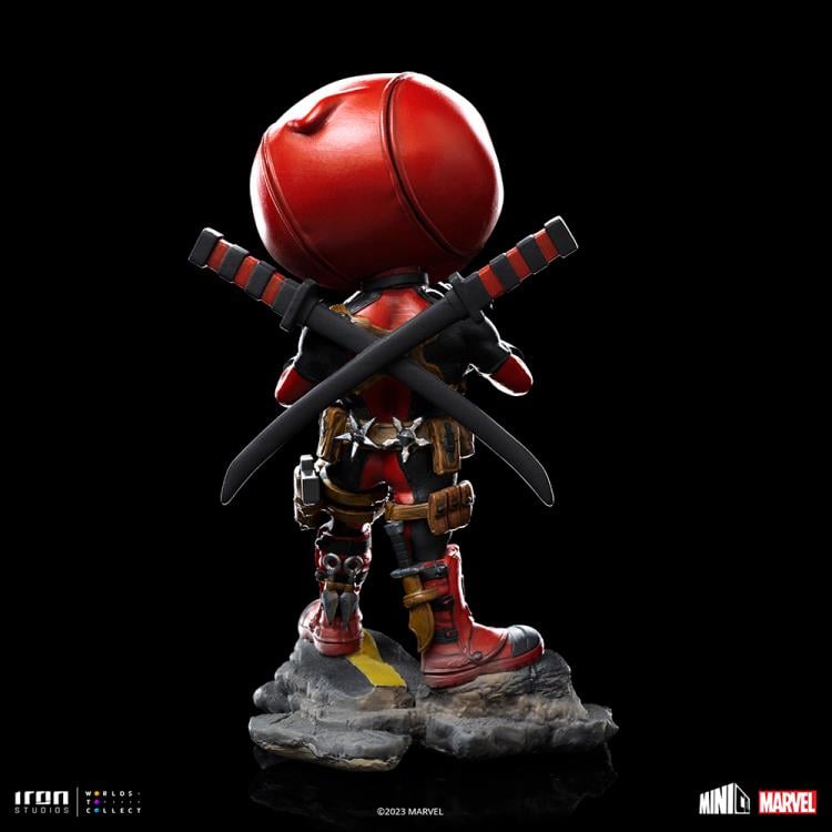 Iron Studios Marvel X-Men MiniCo Deadpool Collectible Figure (6-Inch) - View 6