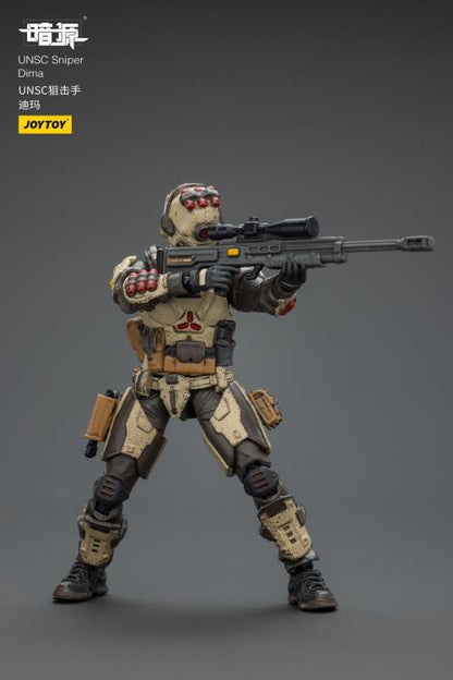 JoyToy Dark Source UNSC Sniper Dima 1/25 Scale 3-Inch Action Figure - View 9