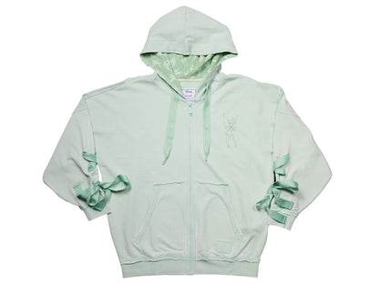 Loungefly Peter Pan Tinker Bell Zip-Up Hoodie Apparel - View 2