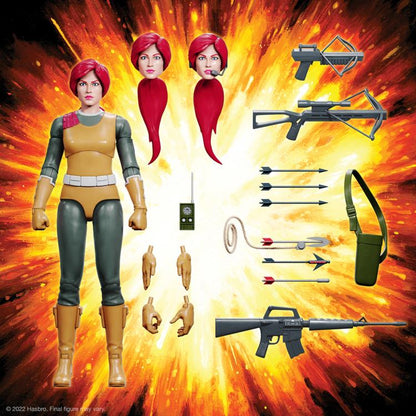 Super7 G.I. Joe Ultimates Scarlett Plastic Action Figure - View 4