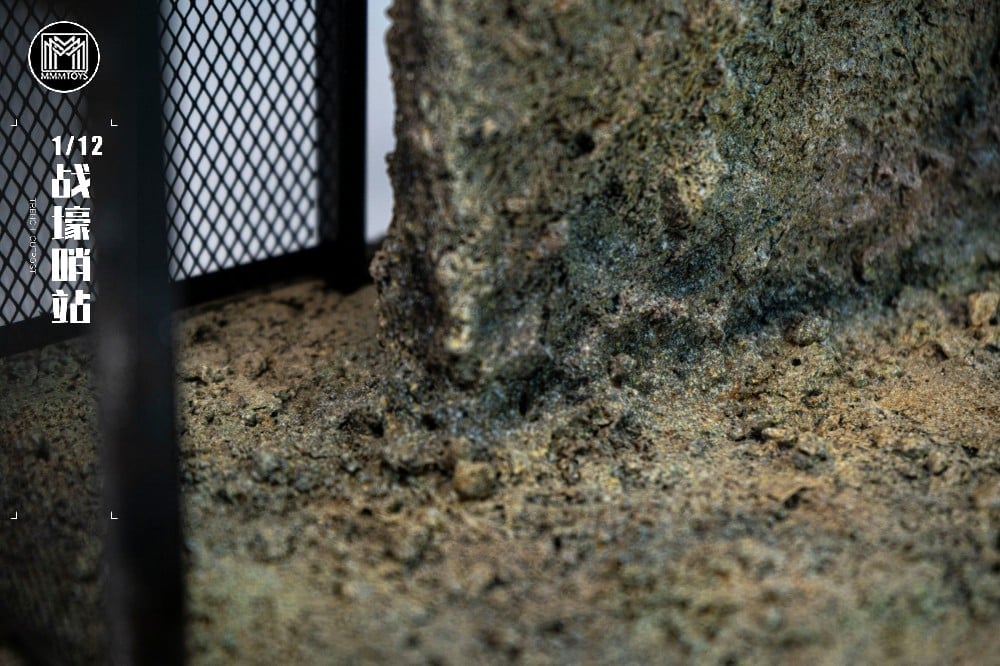 MMMToys Trench Outpost 1/12 Scale Resin Diorama Base - View 9