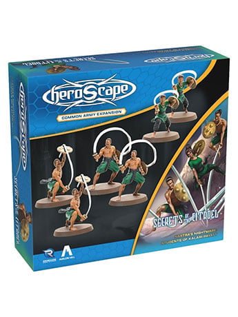 Renegade Game Studios Heroscape Secrets of the Citadel Students of Kalari Pyatt Common Army Expansion Unpainted