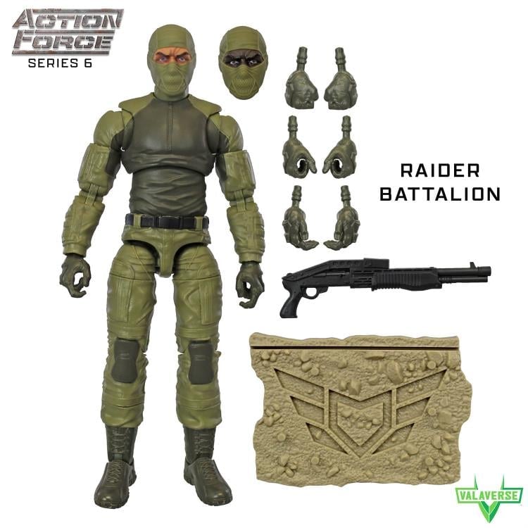 Valaverse Action Force Raider Battalion Trooper 1/12 Scale Plastic Action Figure - View 5