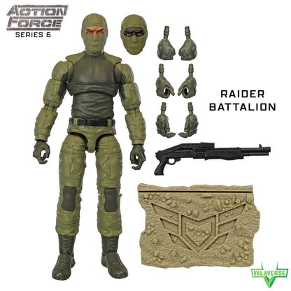 Valaverse Action Force Raider Battalion Trooper 1/12 Scale Plastic Action Figure - View 5