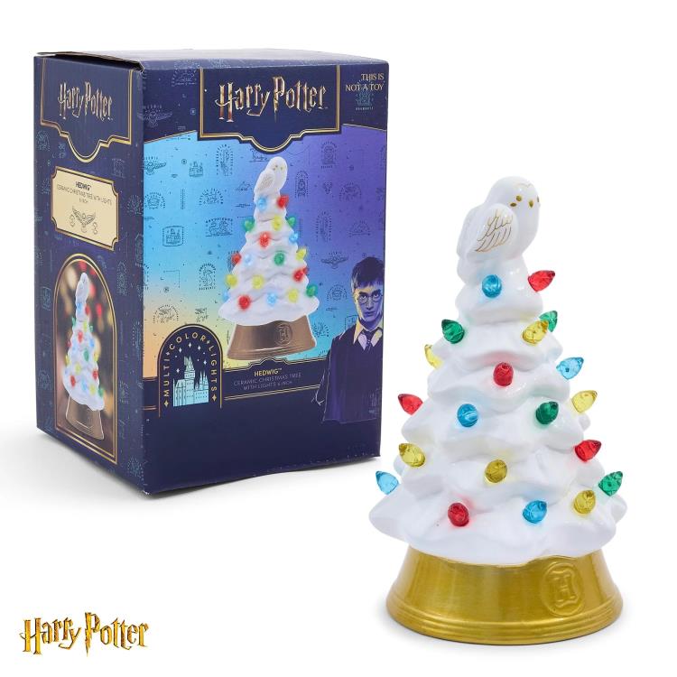 Ukonic Harry Potter Hedwig Ceramic Light-Up Christmas Tree 6-Inch - View 5
