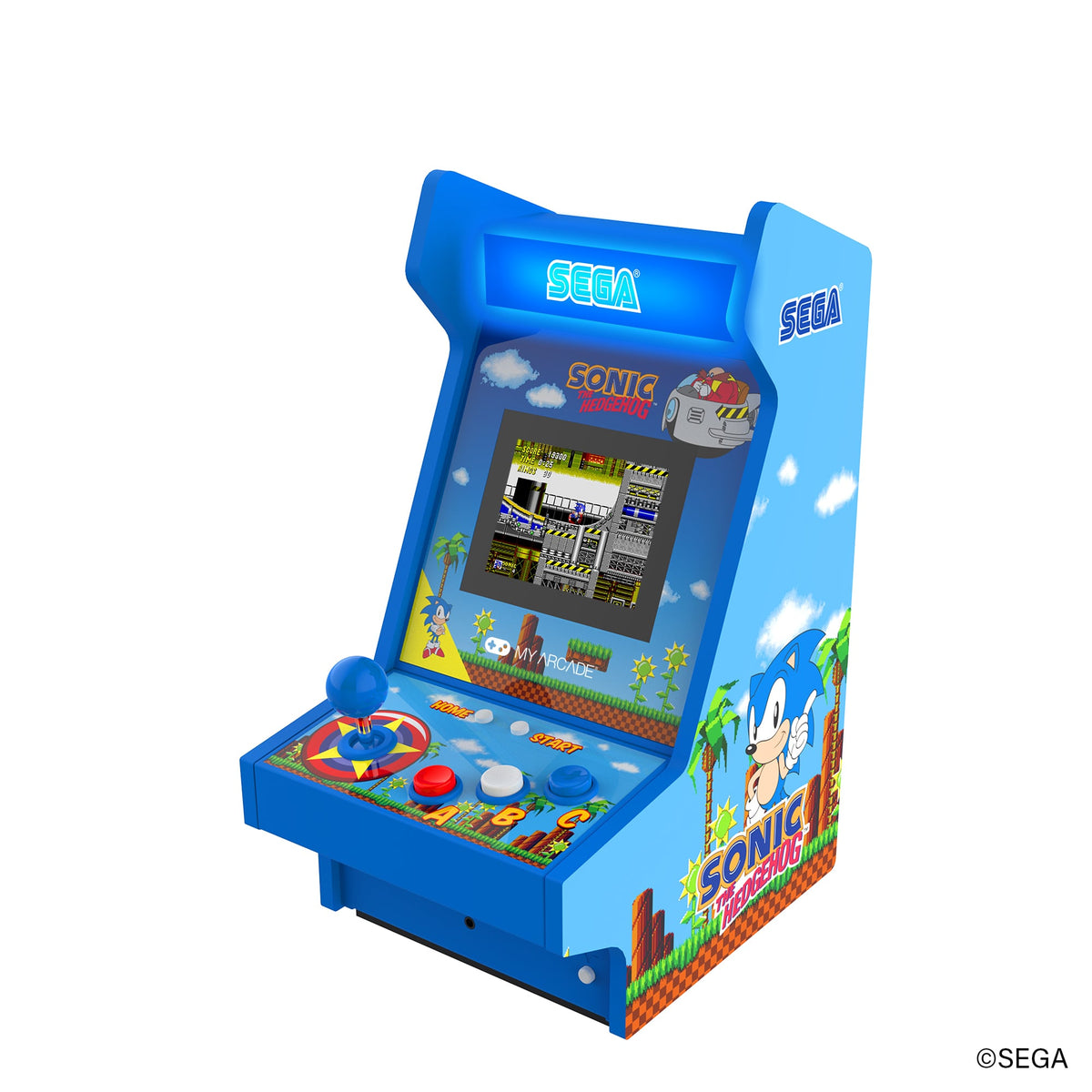 My Arcade Sonic the Hedgehog Retro Collectable Mighty Player 4-Games-in-1 Handheld - View 3