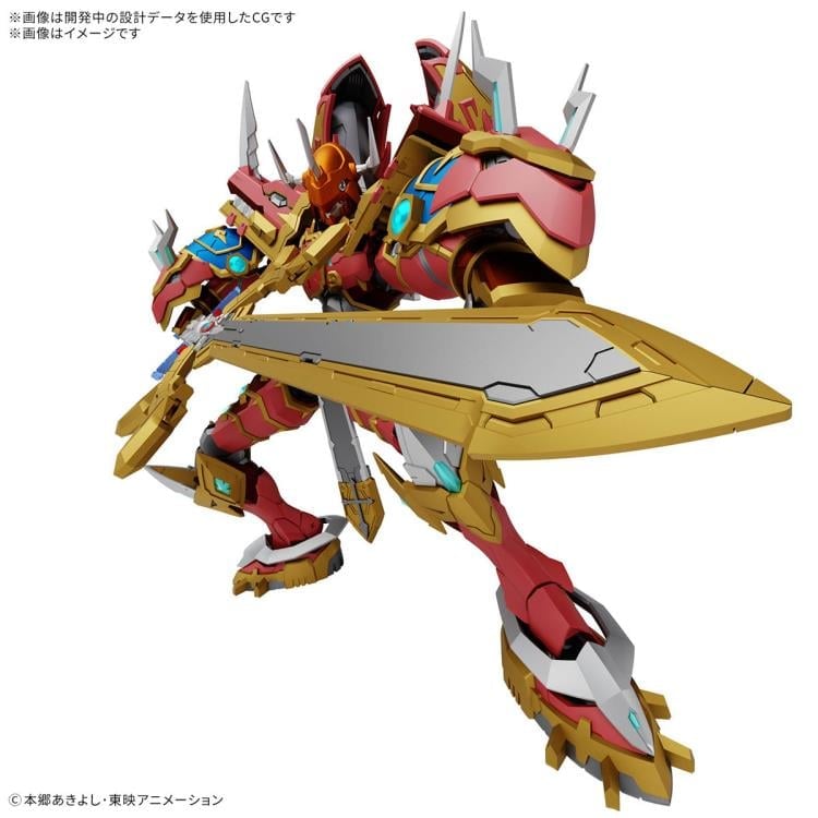Bandai Figure-rise Standard Amplified Digimon Frontier Kaiser Greymon Model Kit - View 3