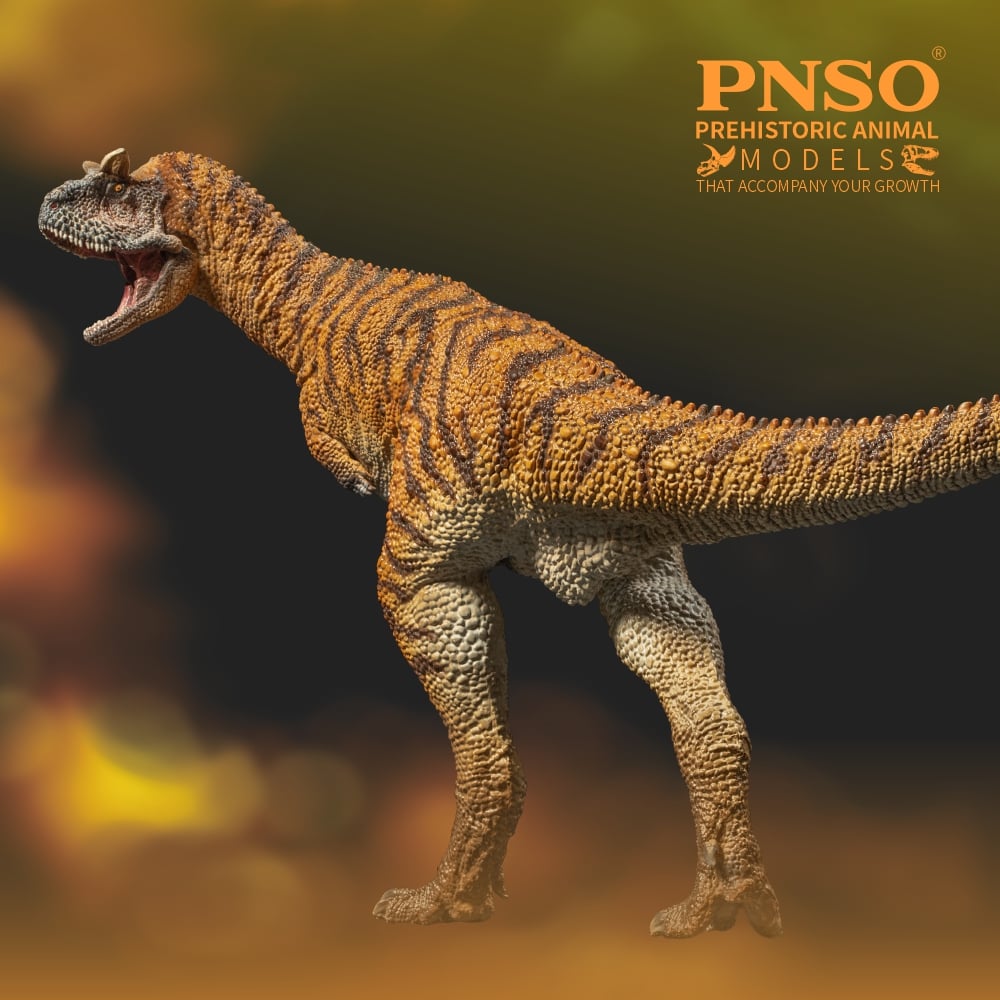 PNSO Prehistoric Animal Models Domingo the Carnotaurus 4.52-Inch PVC Figure - View 4