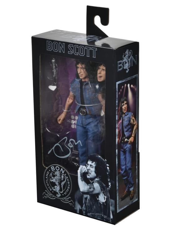 NECA AC/DC Bon Scott 8-Inch Plastic Clothed Figure for Display - View 16