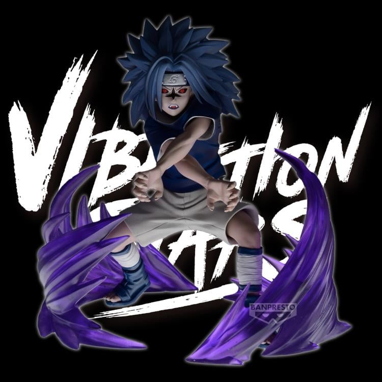 Bandai Naruto 72 Series Vibration Stars 27 Sasuke Uchiha 6-Inch Figure - View 7
