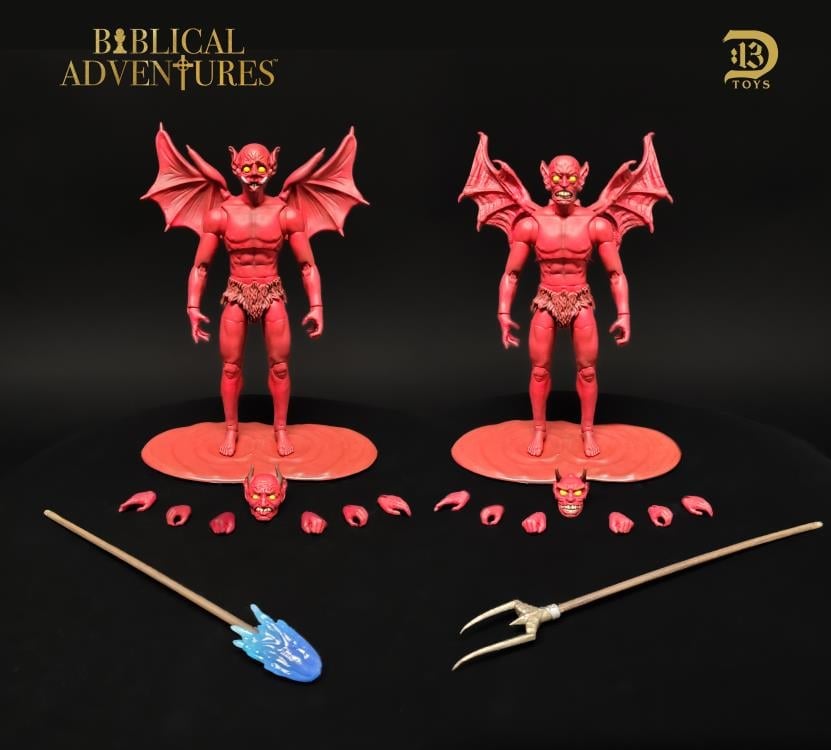 D13 Toys Biblical Adventures Demons Red Devils 1/12 Scale Figure Two-Pack - View 3