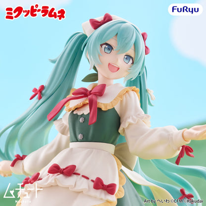 FuRyu Vocaloid x Kuppi Ramune Muchute Hatsune Miku Plastic Figure 7-Inch - View 7