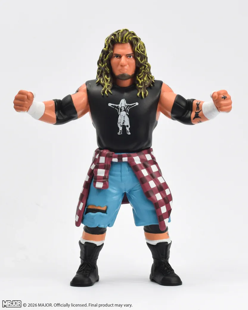 Major Big Rubber Guys Extreme Raven 8-Inch Wrestling Figure - View 3