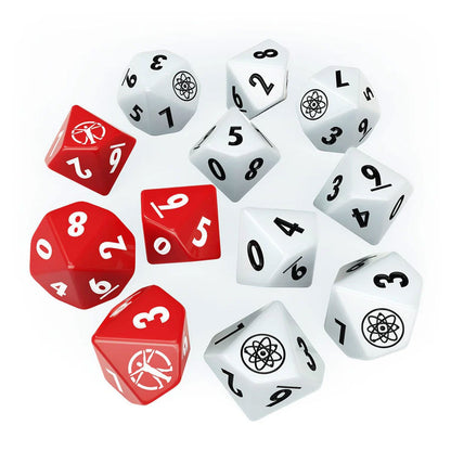 Modiphius Fallout: Factions The Institute Acrylic Dice Set - View 3