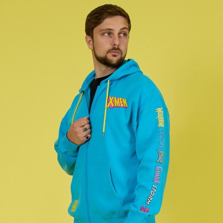 Cakeworthy Marvel X-Men Retro Hoodie with Gambit, Phoenix, Storm, Rogue, Wolverine and Cyclops - View 8