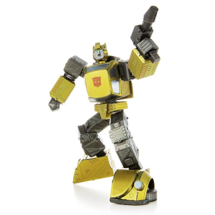 Fascinations Transformers Metal Earth Bumblebee (Color Ver.) 3.7-Inch Steel Model Kit - View 3