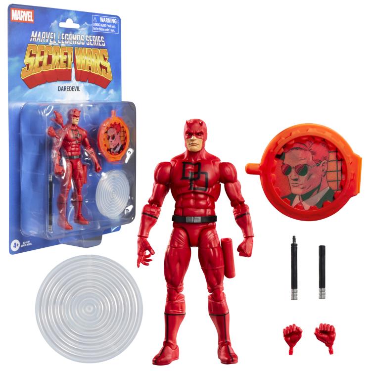 Hasbro Marvel Legends Secret Wars Daredevil Plastic Action Figure - View 12
