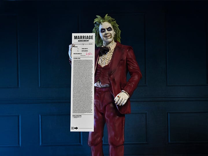 NECA Beetlejuice Beetlejuice Ultimate Red Tuxedo Beetlejuice 7-Inch Action Figure - View 2