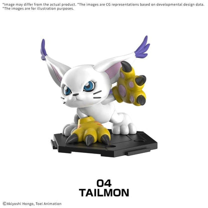 Bandai Digimon Gathering Part 1 Random Model Kit with Agumon and Tailmon - View 7