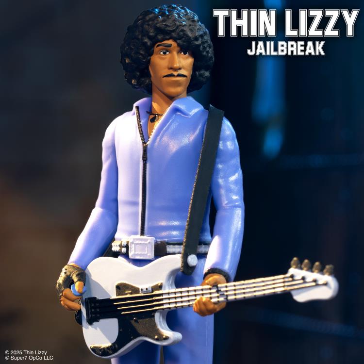 Super7 Thin Lizzy ReAction Phil Lynott (Jailbreak) Retro Figure - View 3