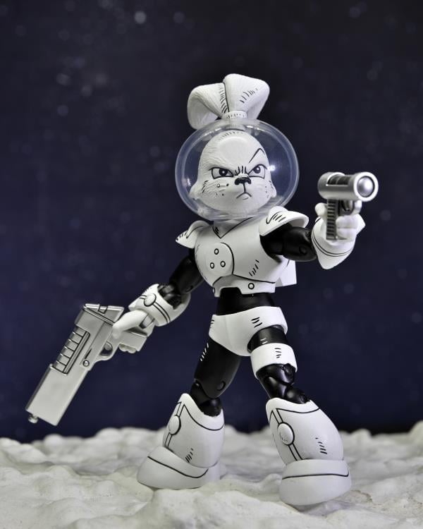 NECA Usagi Yojimbo Space Usagi Yojimbo (Black and White Ver.) Action Figure - View 3