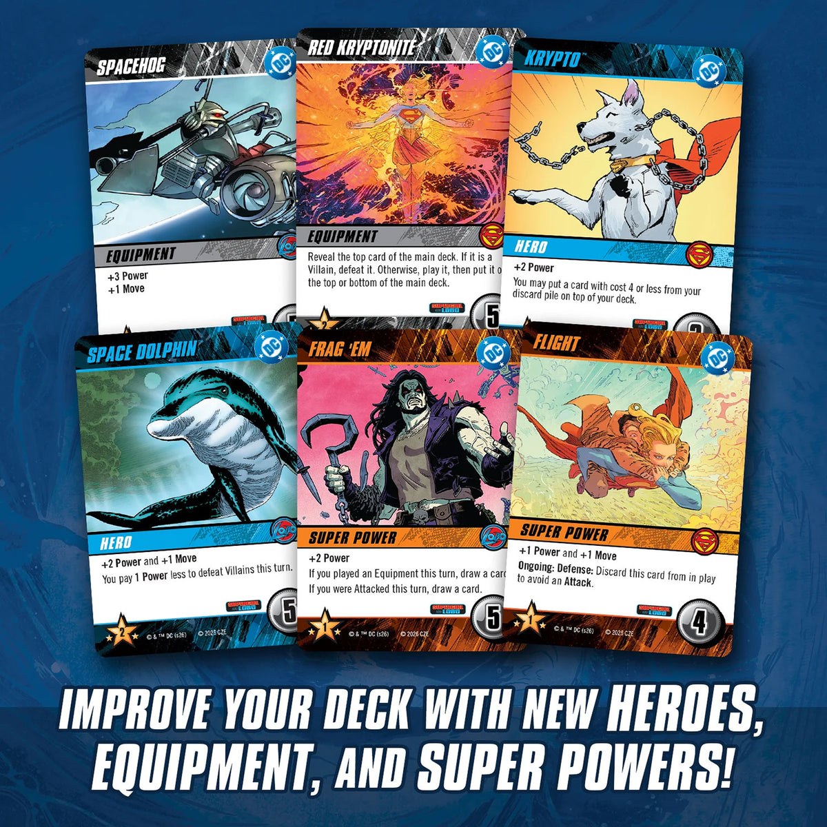 Cryptozoic DC Comics Deck-Building Card Game: The Adventures of Supergirl and Lobo - View 8