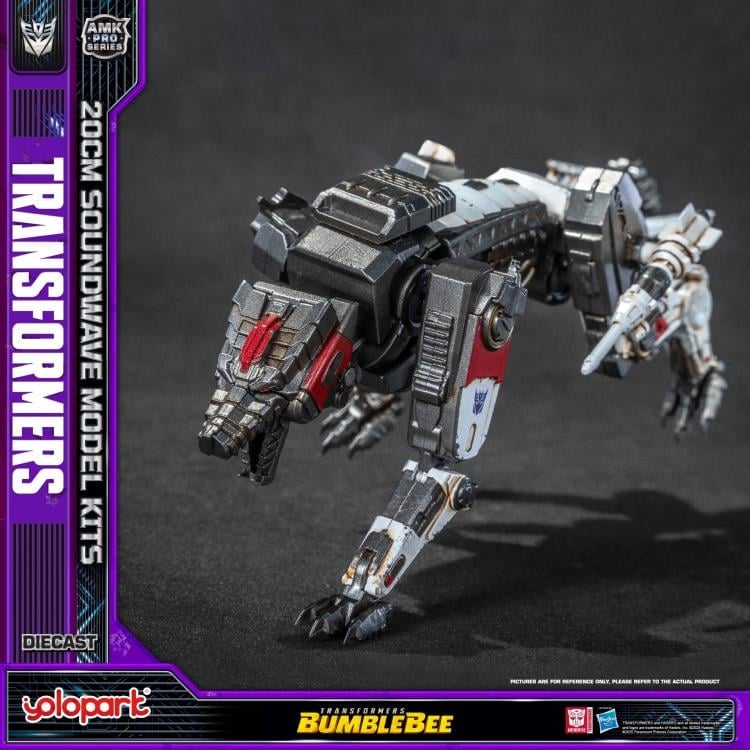 Yolopark Transformers: Bumblebee AMK Pro Soundwave 7.9-Inch Model Kit with Ravage - View 19