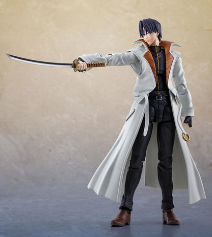 Bandai S.H.Figuarts Rurouni Kenshin: Meiji Swordsman Romantic Story Aoshi Shinomori 6.5-Inch Action Figure - View 5