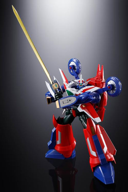 Bandai Tamashii Nations Getter Robot Go Soul of Chogokin GX-96X G Armriser Figure 8-Inch - View 10