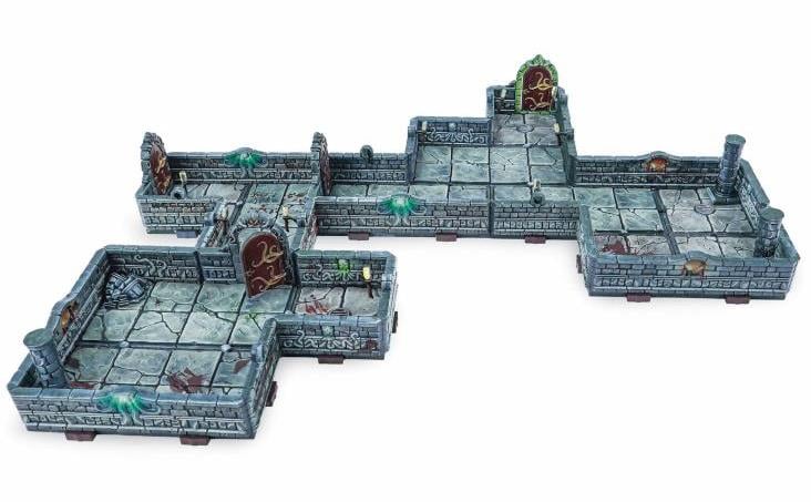 Archon Studios Dungeons & Lasers Pathfinder Terrain Abomination Vaults Pre-Painted Miniatures Set - View 4