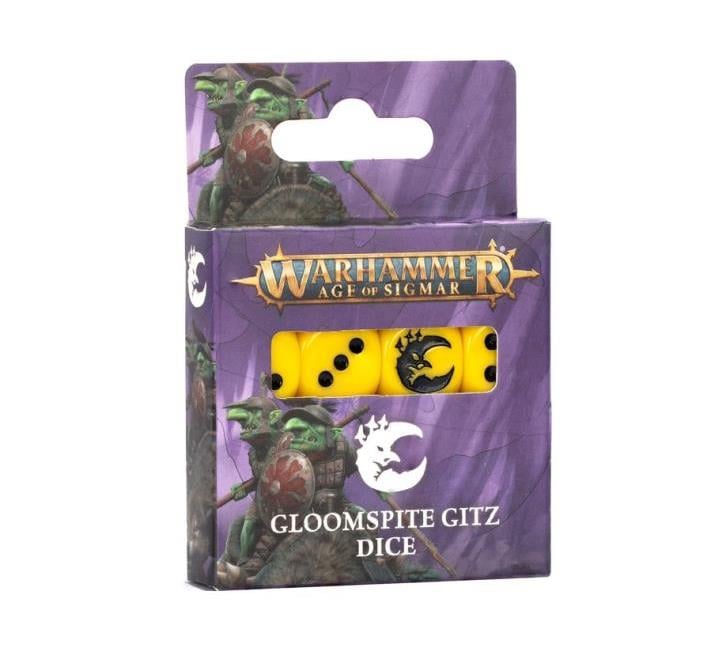 Games Workshop Warhammer Age of Sigmar Gloomspite Gitz Dice Set - View 3