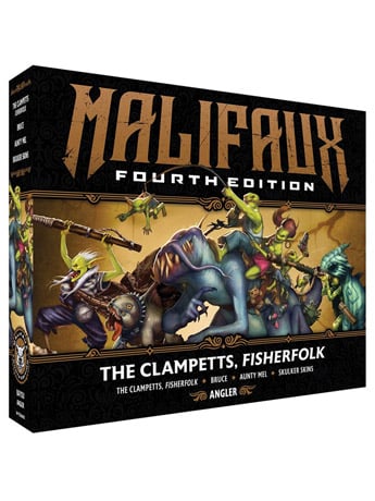 Wyrd Games Malifaux Fourth Edition The Clampetts, Fisherfolk Miniatures Set