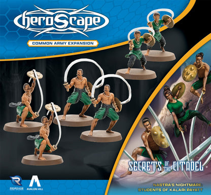 Renegade Game Studios Heroscape Secrets of the Citadel Students of Kalari Pyatt Common Army Expansion Unpainted - View 3