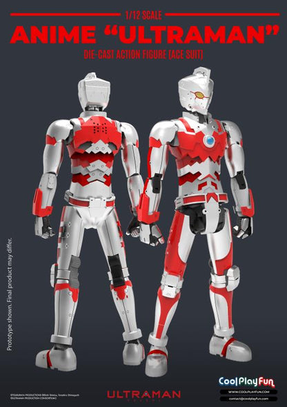 CoolPlayFun Ultraman (Ace Suit Ver.) 1/12 Scale Action Figure 6-Inch - View 4