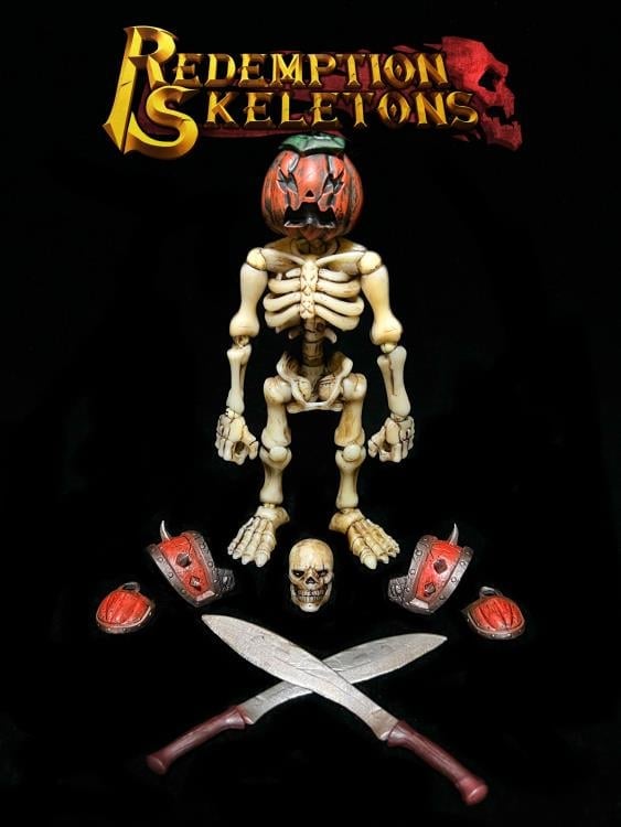 GhostRabbit YoToToY Redemption Skeletons Night Tricksters Set of 6 Skeleton Figures, 7.28-Inch - View 15
